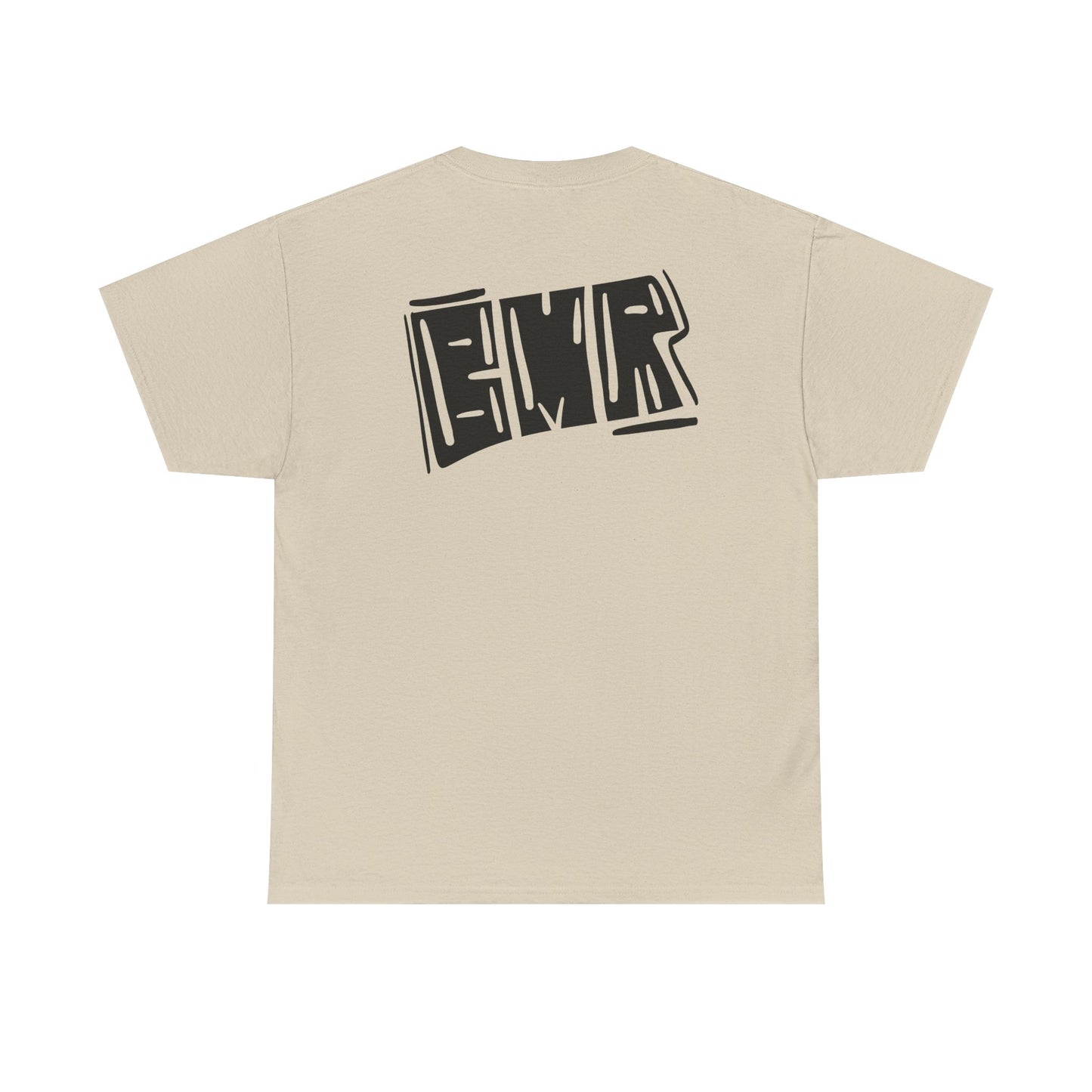 T-Shirt — Bold Block 'BMR' Graphic Tee (Front & Back)