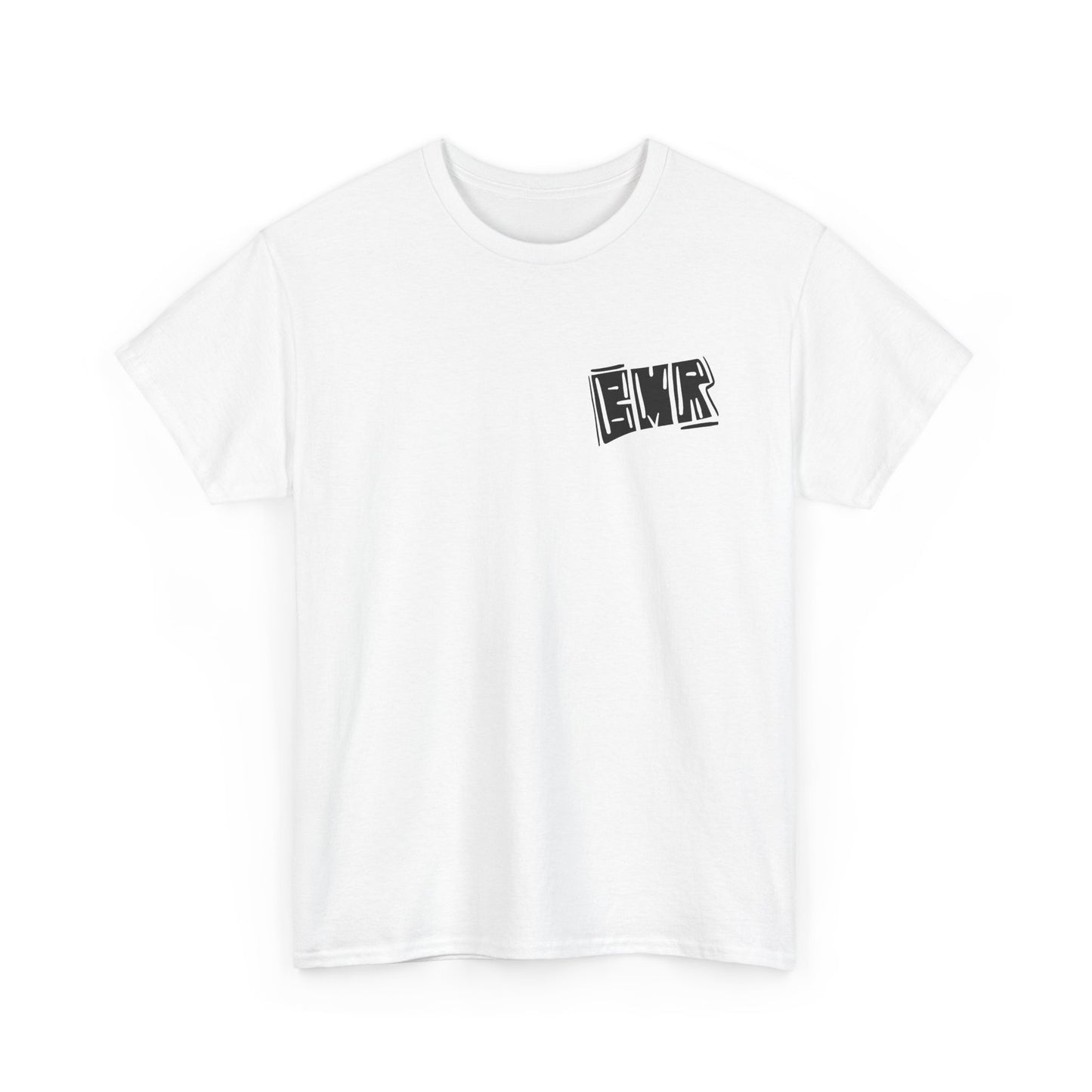 T-Shirt — Bold Block 'BMR' Graphic Tee (Front & Back)
