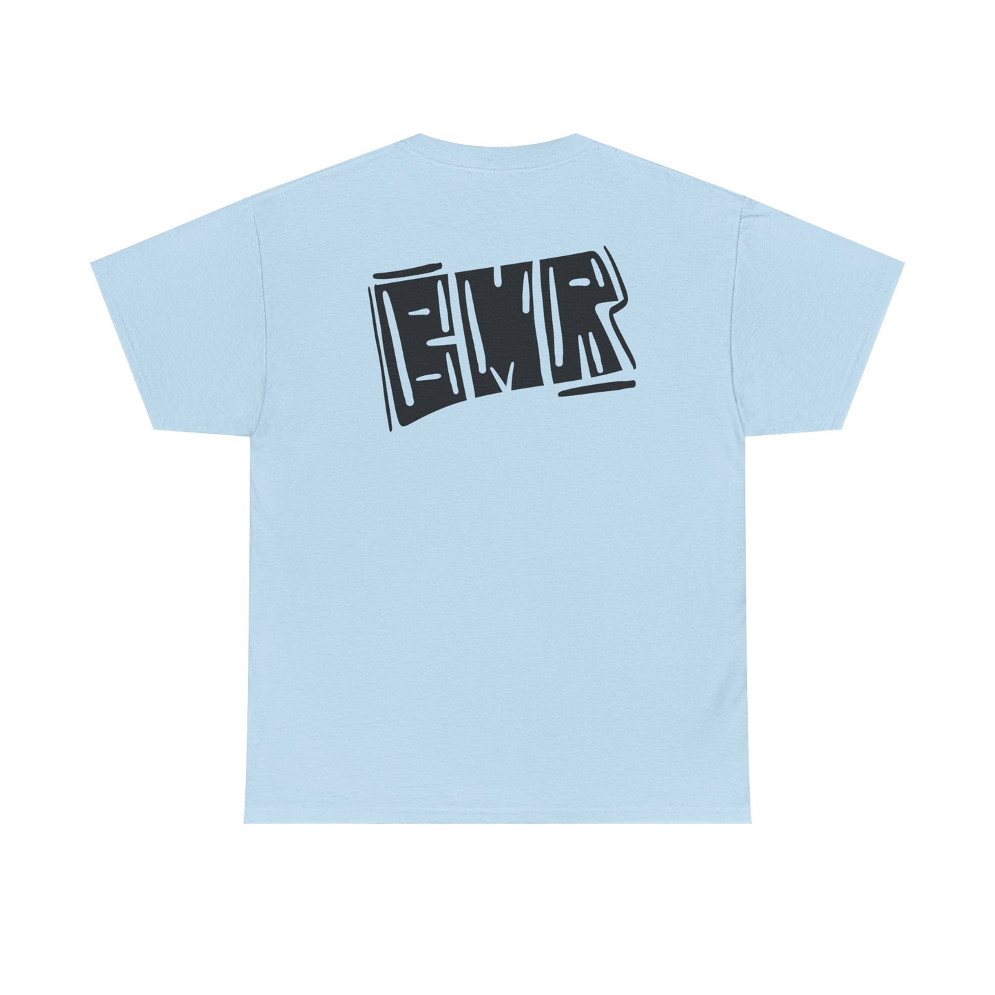 T-Shirt — Bold Block 'BMR' Graphic Tee (Front & Back)