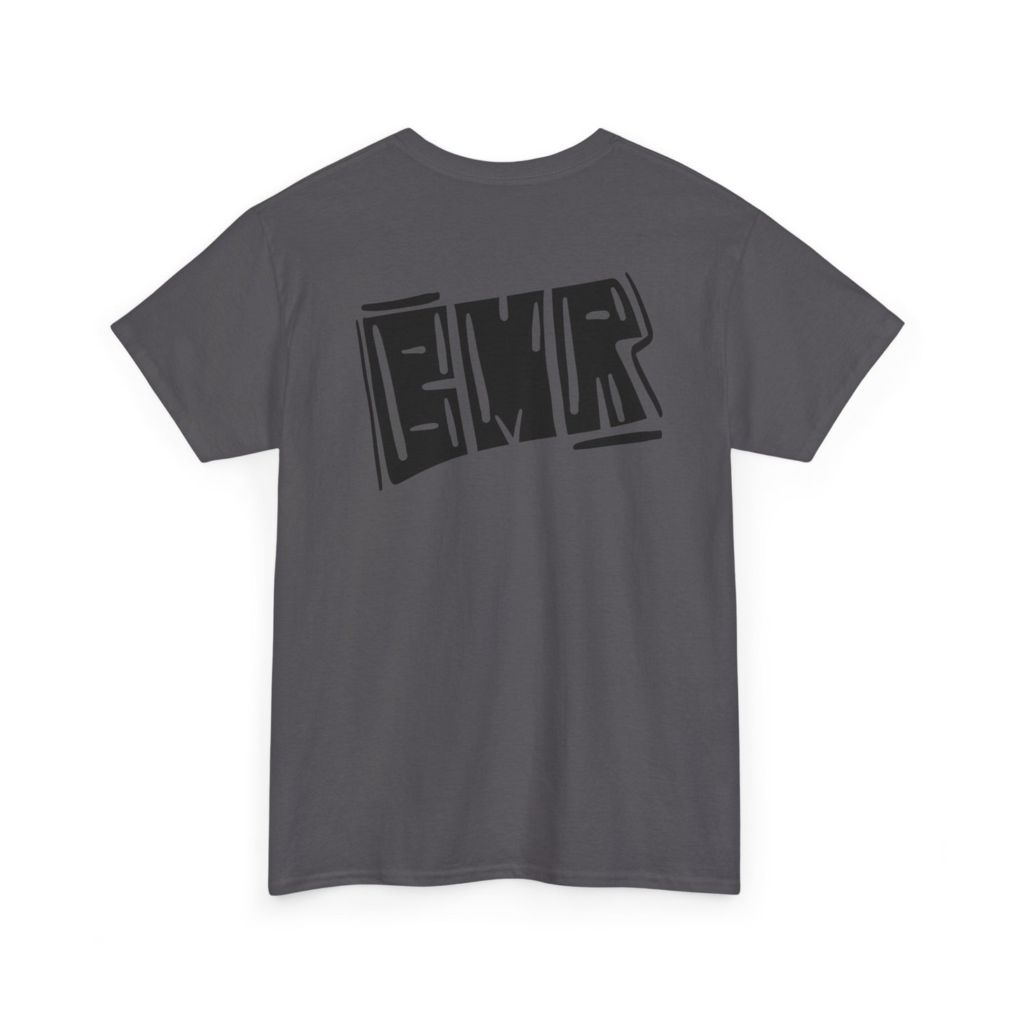 T-Shirt — Bold Block 'BMR' Graphic Tee (Front & Back)