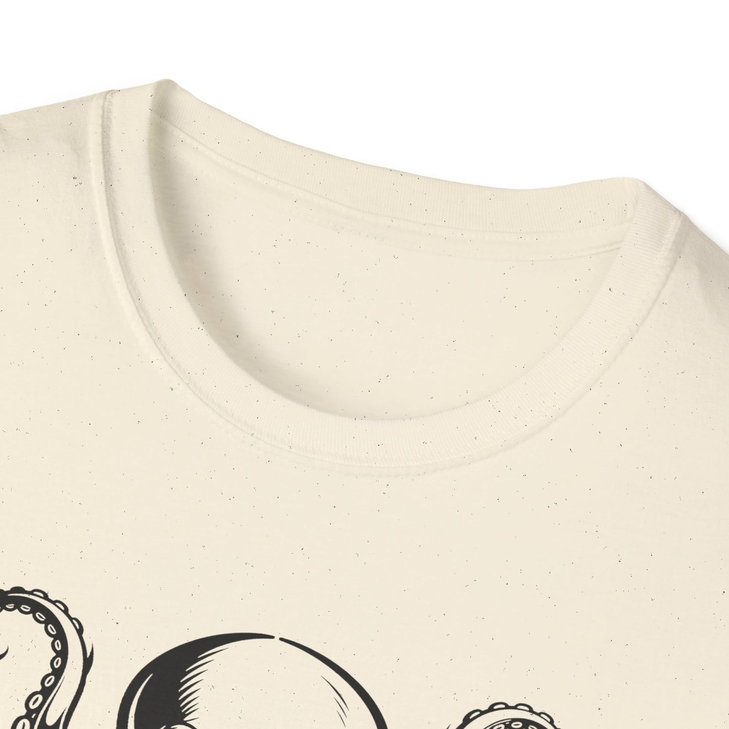 Octopus Graphic T-Shirt — Vintage Nautical Squid Illustration Tee