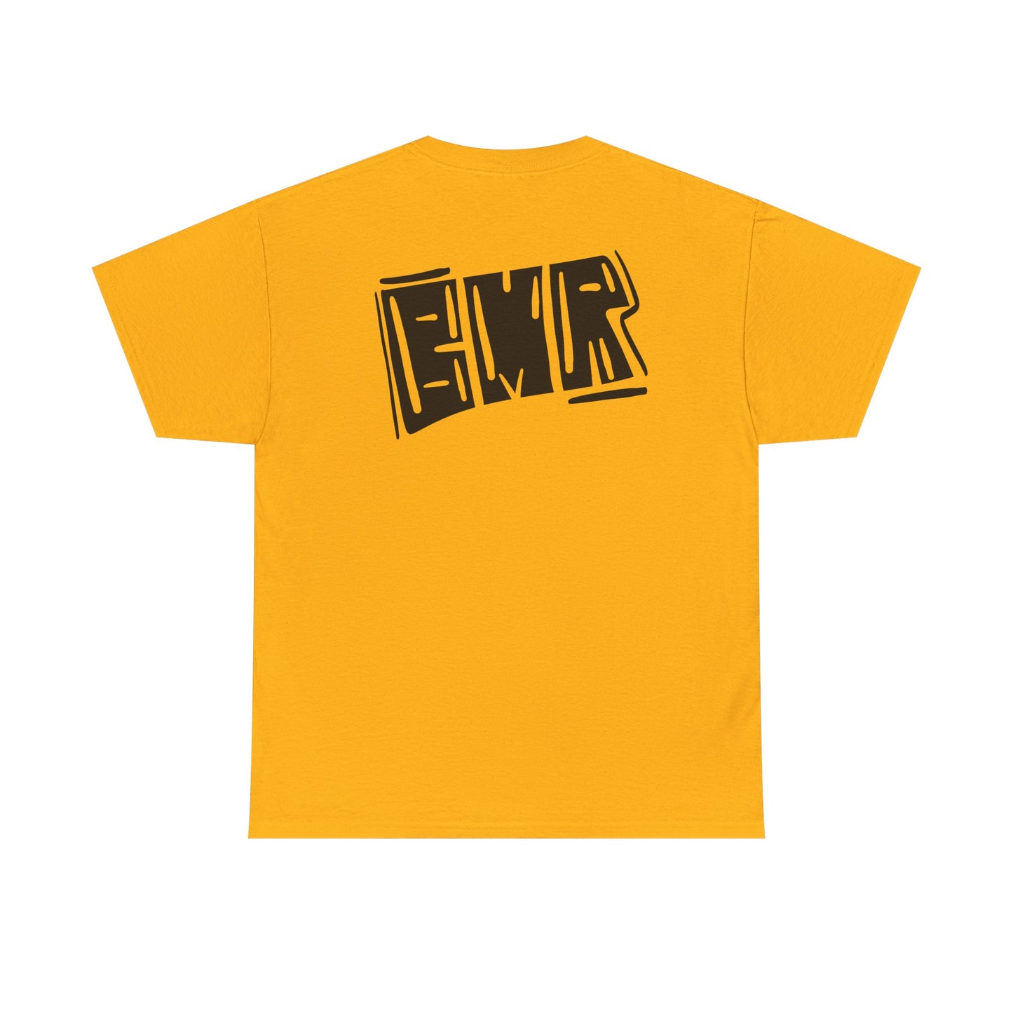 T-Shirt — Bold Block 'BMR' Graphic Tee (Front & Back)