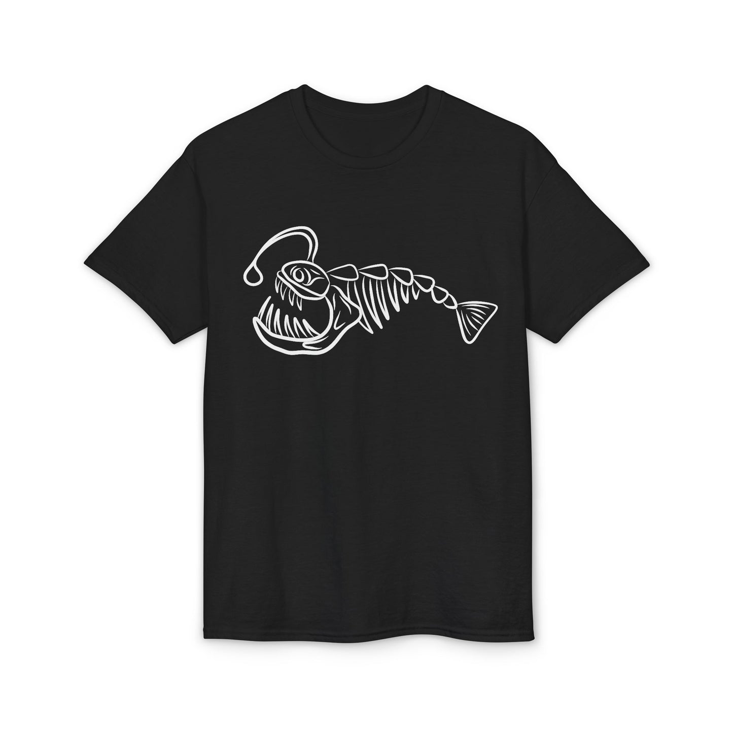 Angler Fish Skeleton Graphic T-Shirt