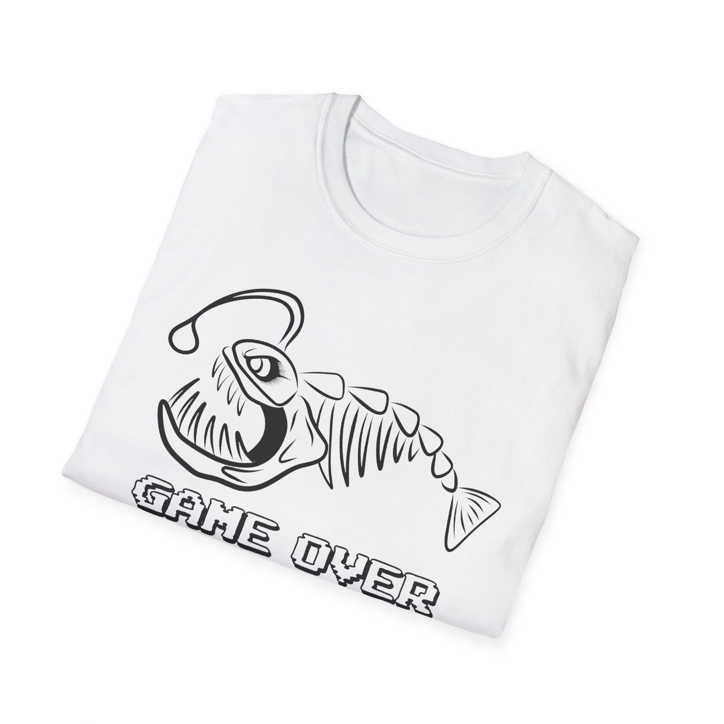 T-Shirt — Angler Fish 'GAME OVER' Graphic Tee