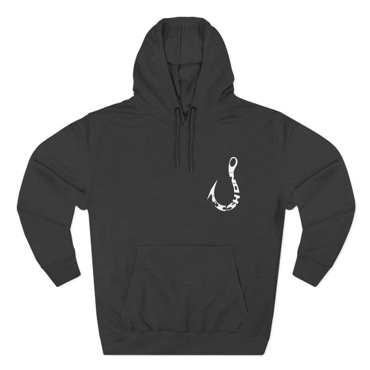 Hoodie — Three-Panel Fleece Pullover Hoodie