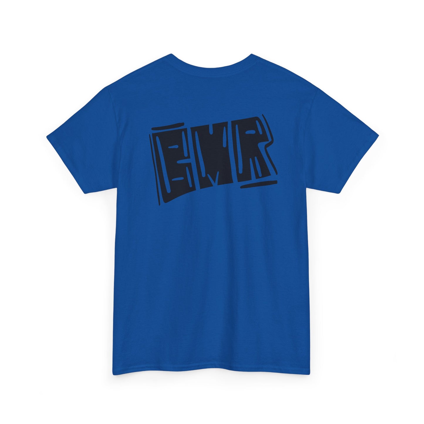 T-Shirt — Bold Block 'BMR' Graphic Tee (Front & Back)