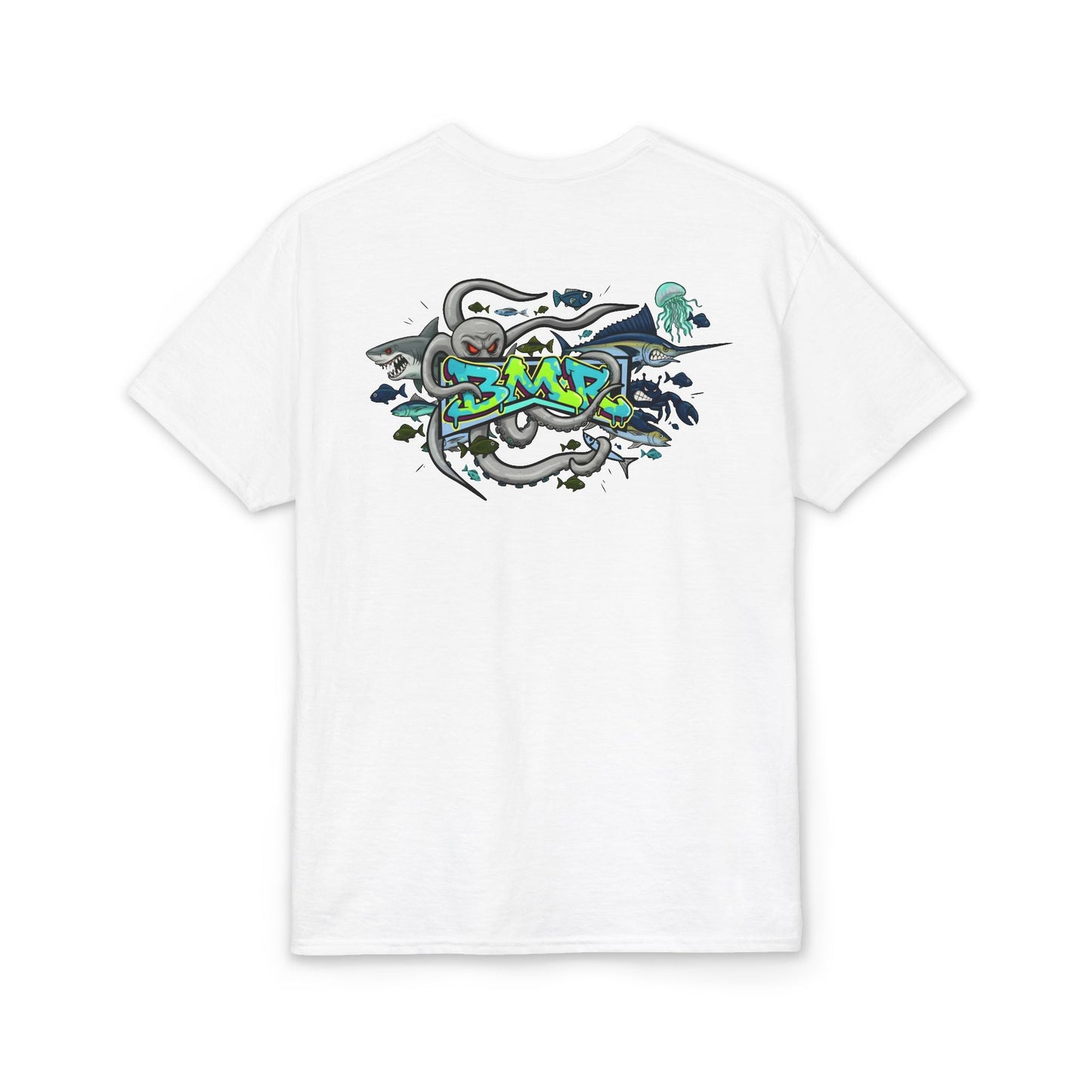 Octopus Graffiti T-Shirt — Street Art Ocean Tee
