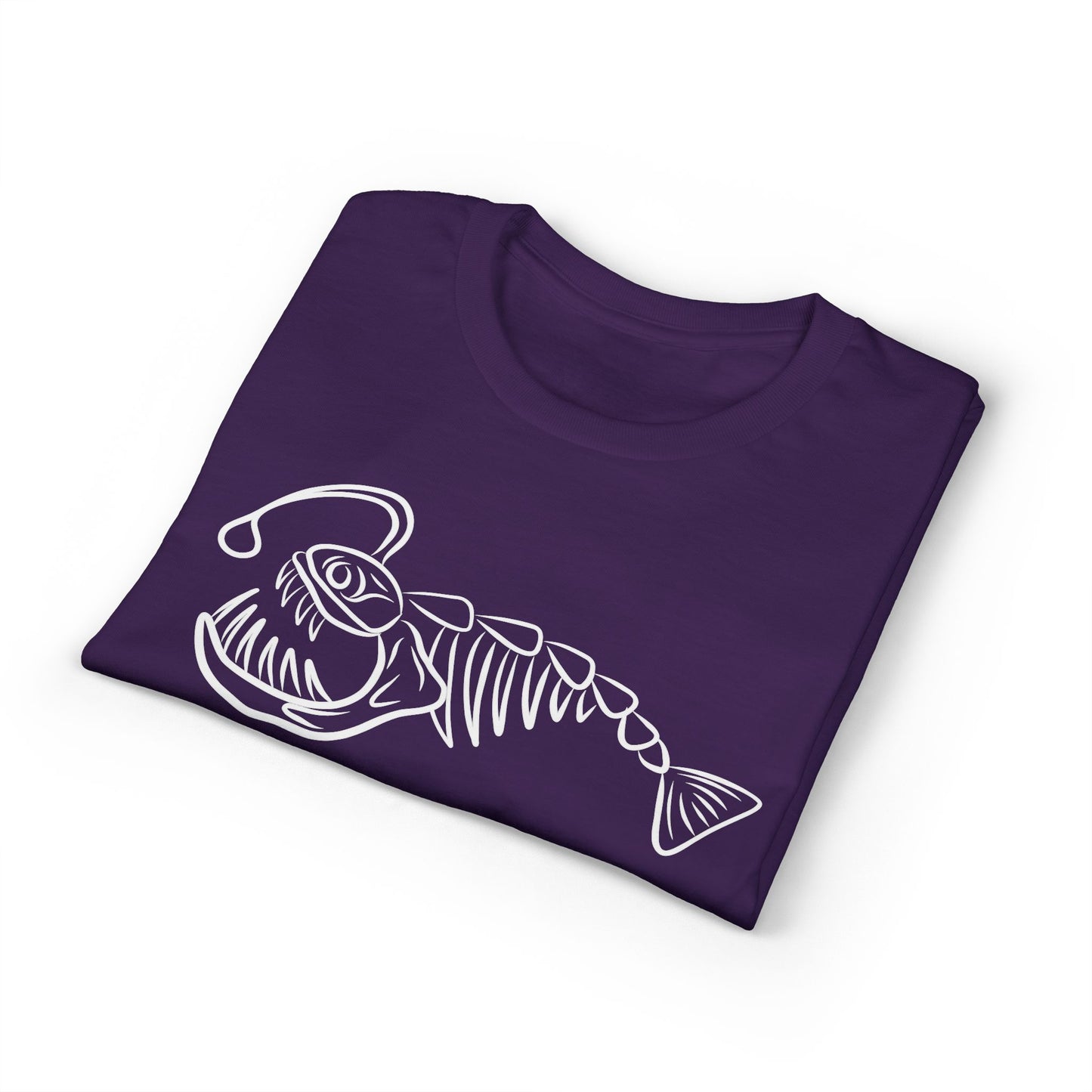 Angler Fish Skeleton Graphic T-Shirt