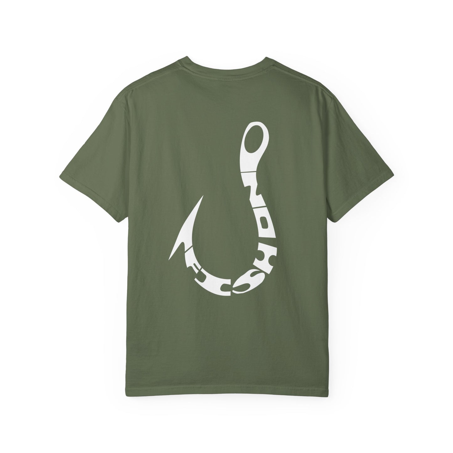 Fishing Hook T‑Shirt — Angler Graphic Garment‑Dyed Tee